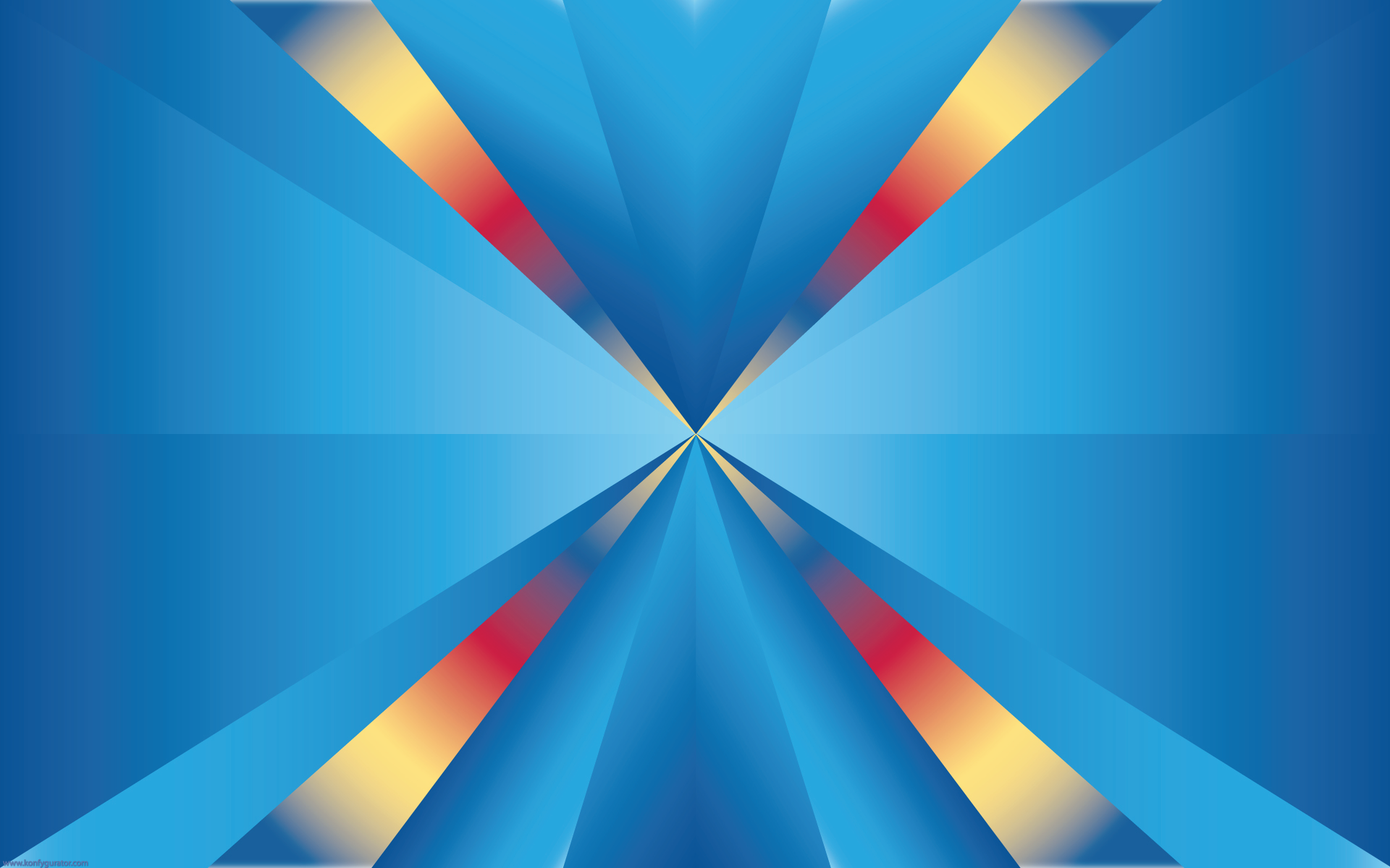 HD Wallpapers - 3D & Abstract - colorful, triangles, center